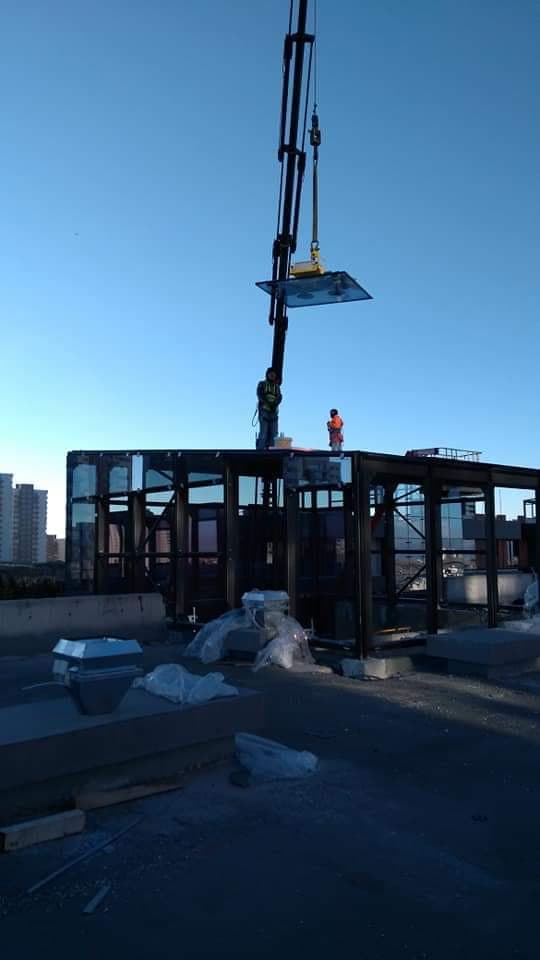 Sadıklar Plaza giydirme cephe uygulaması