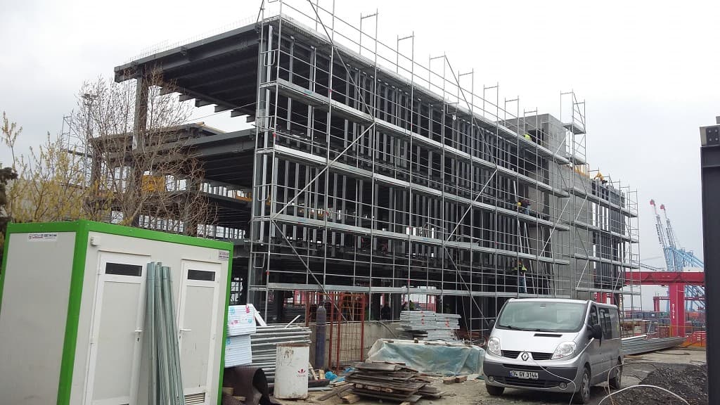 Modern bina giydirme cephe